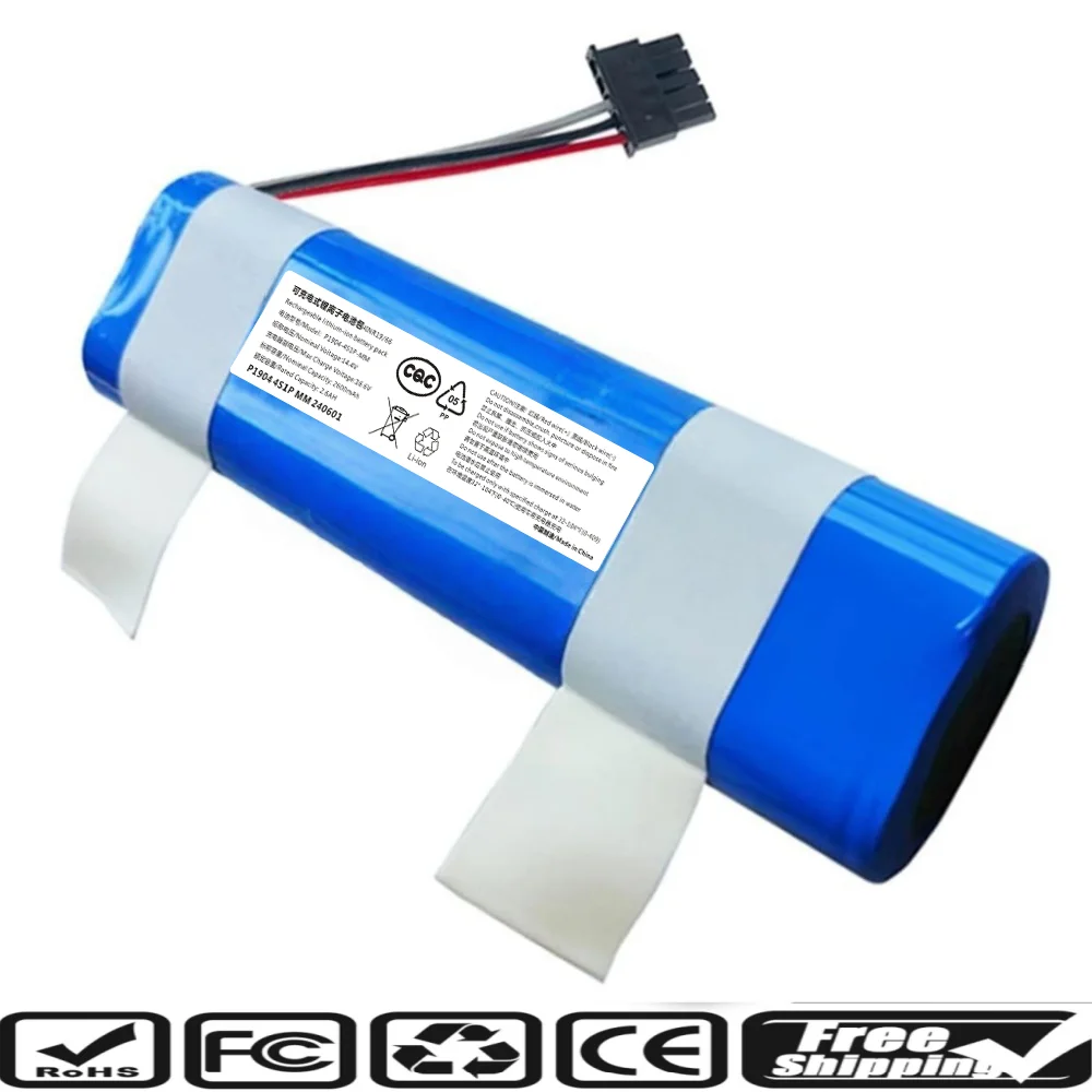 

Аккумулятор емкостью 2600 мАч для Xiaomi Mop Pro/2S/2 Pro/Pro 2+3D Viomi V3/V2 Pro Max Conga 3290-3890 STYTJ02YM XMSTJQR2S