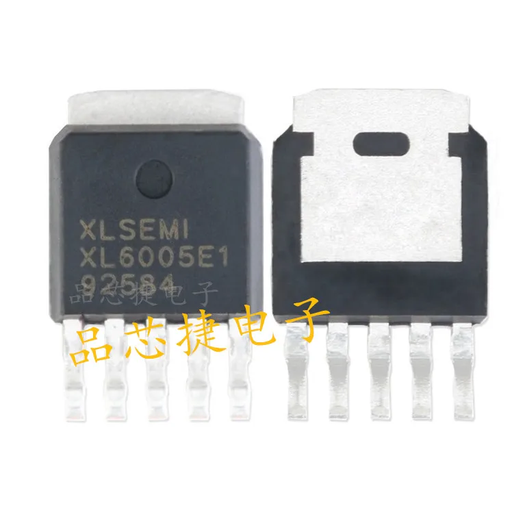 10pcs orginal new XL6005E1 XL6005 TO2525 boost LED constant current driver IC chip