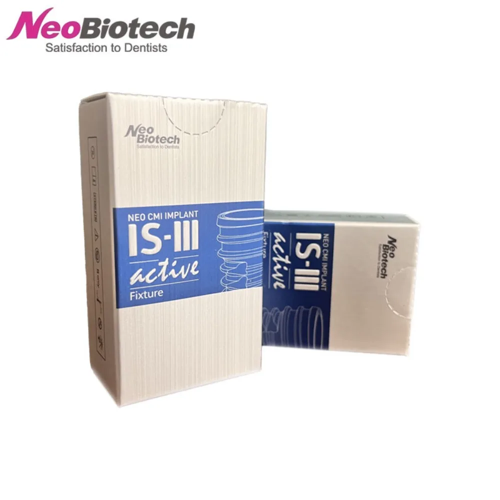 NeoBiotech IS-II & IS-III Active CMI Implant Titanium Internal Hex Threaded Dental Fixture D4.0 L10.0 Dental Lab Accessories