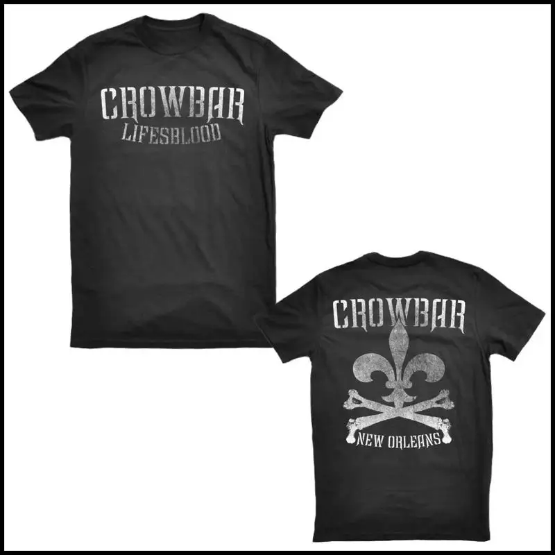 Crowbar Lifesblood New Orleans Fleur-de-lis Skull T-Shirt