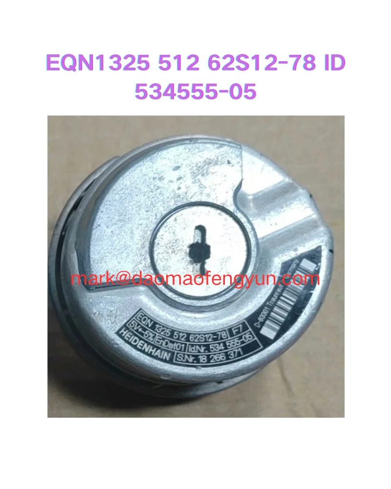

EQN1325 512 62S12-78 ID 534555 -05 Б/у энкодер протестирован нормально