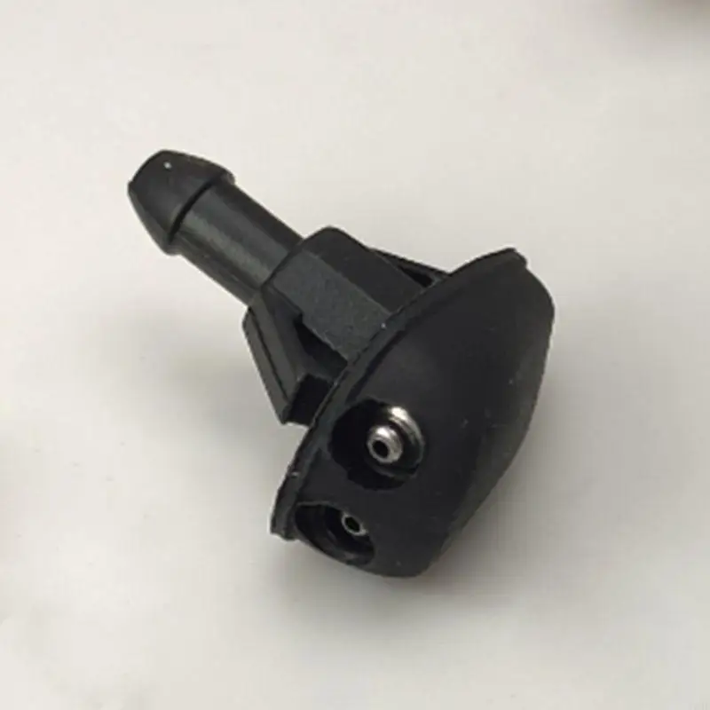 Y55e 1 pasang kaca depan kaca depan kaca depan wiper wiper water nozzle lubang ganda mendapatkan kembali tampilan yang