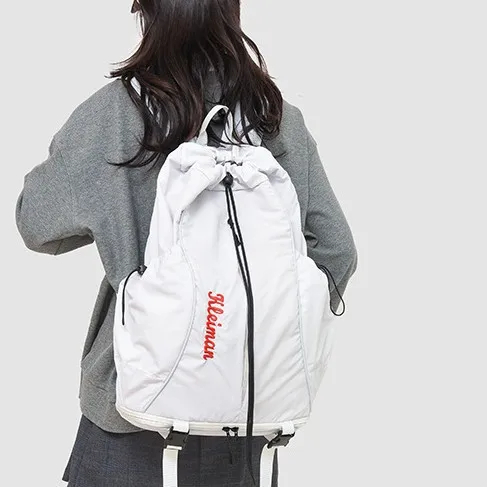 Drawstring Tennis Rackets Backpack for Men and Women, Large Capacity Backpack with Shoe Space, Sports and Fitness Badminton Bags