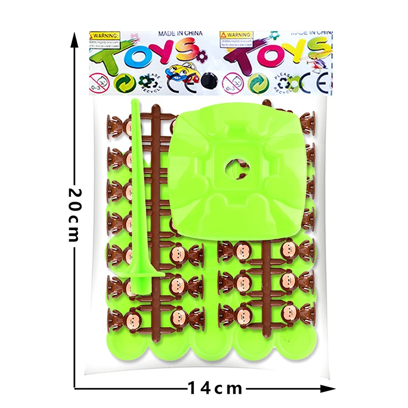 Favor de fiesta de cumpleaños para niños, regalo de Baby Shower, relleno de piñata, Mini mono, árbol de equilibrio, juguete de juego de escritorio familiar