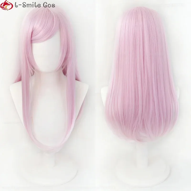 

2025 Anime 70cm Long Sanzu Cosplay White/Light Pink Purple Haruchiyo Akashi Hair Party Wigs + Wig Cap