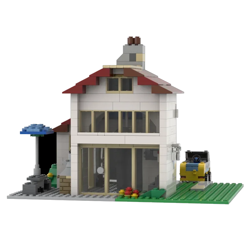 

MOC Architecture Series 31012-House Alternate ModelDlYAssembling Bricks Building Block Boys Puzzle Toys Kid Xmas Creative Gift