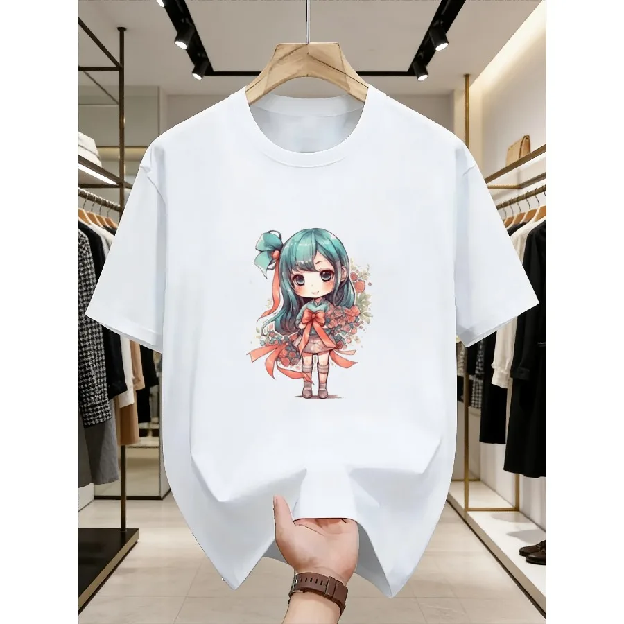 T-shirt Unisex Stylish Crew Neck Cotton Comfortable Breathable Casual Wear Outdoor TC Selection Hand Drone Series Summer