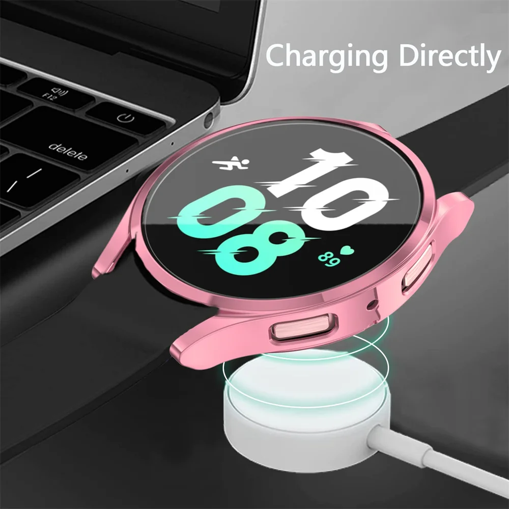 TPU Cover for samsung Galaxy watch 5 case 40mm 44mm all-around Anti-Scratch bumper Screen protector Galaxy watch 4  Accessories