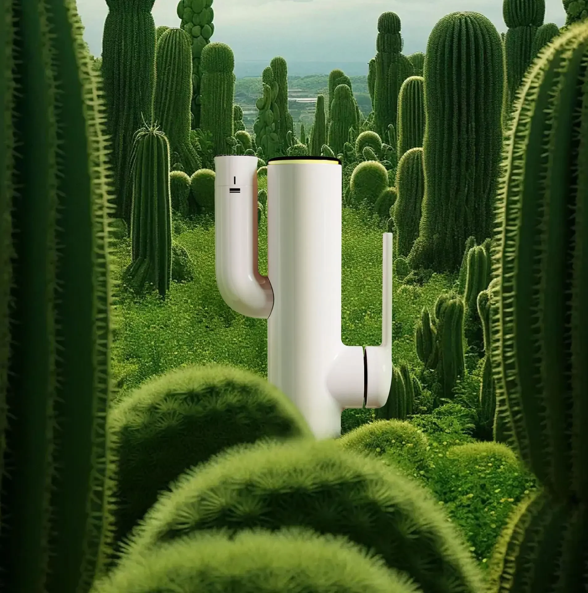 Pink Bathroom Basin Faucet with Digital Display Rotating Water Mixer Tap