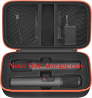 (Case only) Bluetooth Microphone Wireless Case Compatible with JBL PartyBox Wireless Mic-2X Digital Microphones, Mic Box