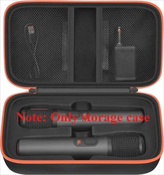 (Case only) Bluetooth Microphone Wireless Case Compatible with JBL PartyBox Wireless Mic-2X Digital Microphones, Mic Box