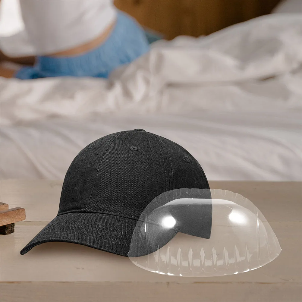 

100pcs Hat Inner Stands Plastic Cap Holder Transparent Baseball Hat Insert Display Flat Storage Rack Accessories