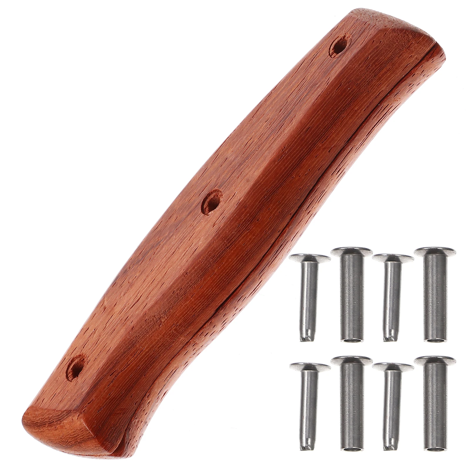 

Knife Handle Replacement Grip Wrought Iron Ergonomic Design No Burrs Lightweight Kitchen Supply Chopping