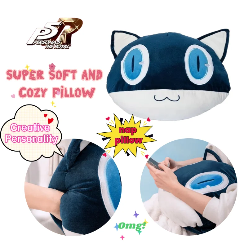 

New vpersona Morgana Nap Pillow High Color Value Creative Personalized Plush Pillow Cartoon Cute Super Soft Comfortable Pillow