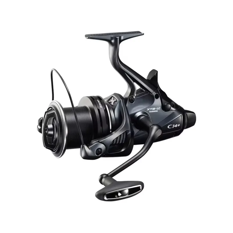 

Новая оригинальная рыболовная катушка C14+ Bait Runner 14000 XTB-LC для карповой ловли, спиннинговая катушка с передаточным числом 4.6:1, складная ручка, бесплатная запасная шпуля