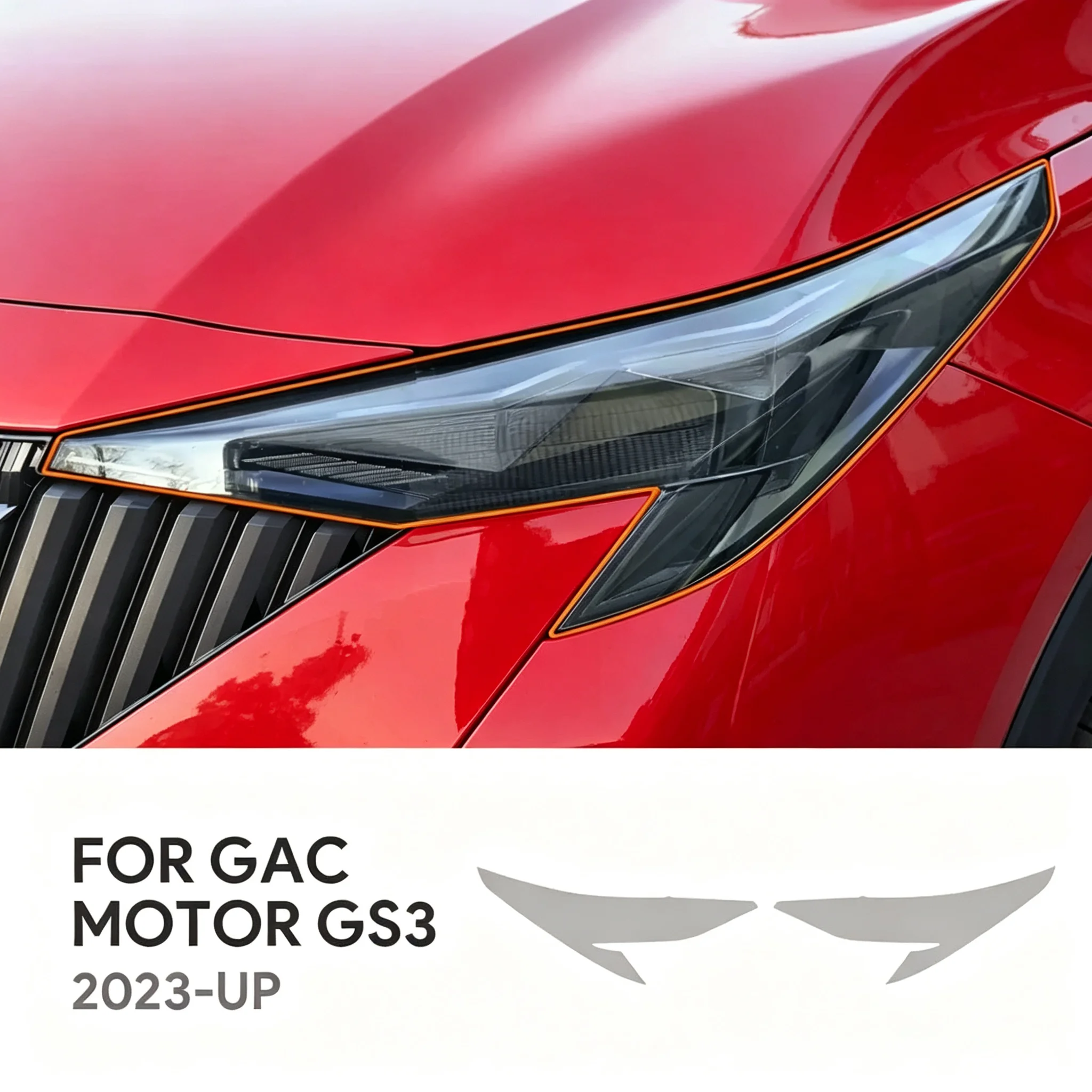 TPU Transparent Protection Film For GAC Motor GS3 2023-2025 Headlight Rearview Door Handle PPF Anti Scratch Exterior Film