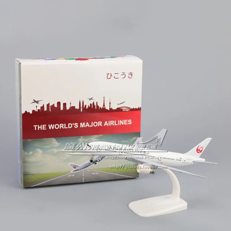 

JCWINGS Die Cast Japan JAL B787 JA830J Domestic Alloy Aircraft Model 19cm Airplane Collection Toy Gift Display