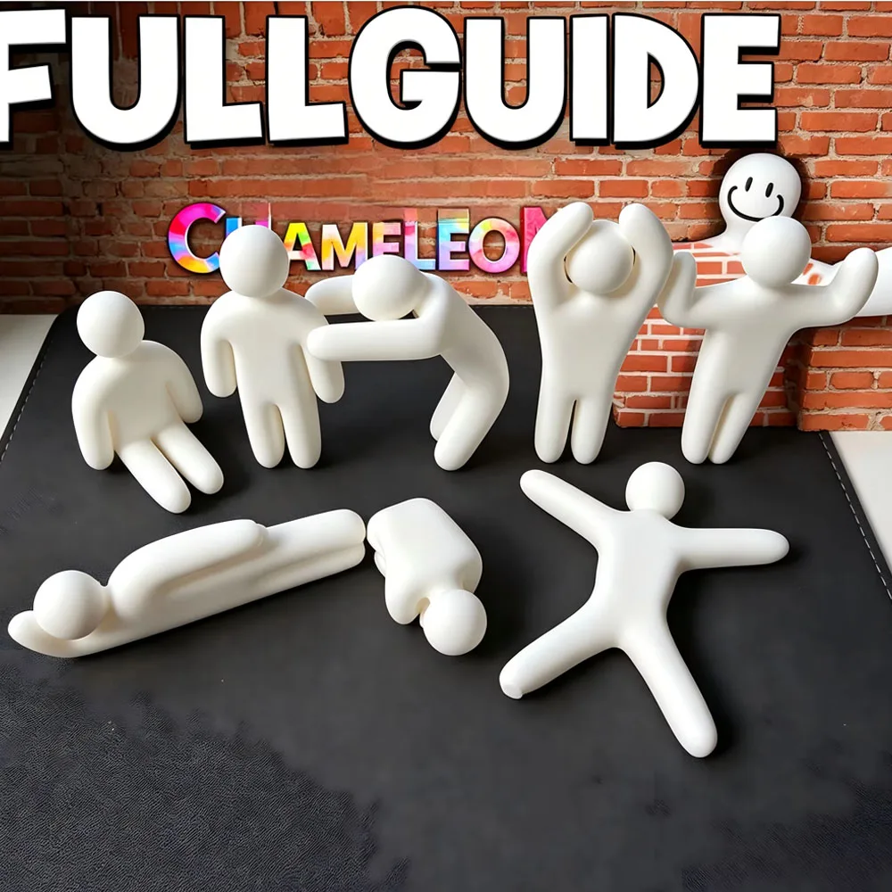 Game Meccha Chameleon Character 3D Printed Full Poses Game Home Decor For Desktop Display For Adult Game Collectors Gift