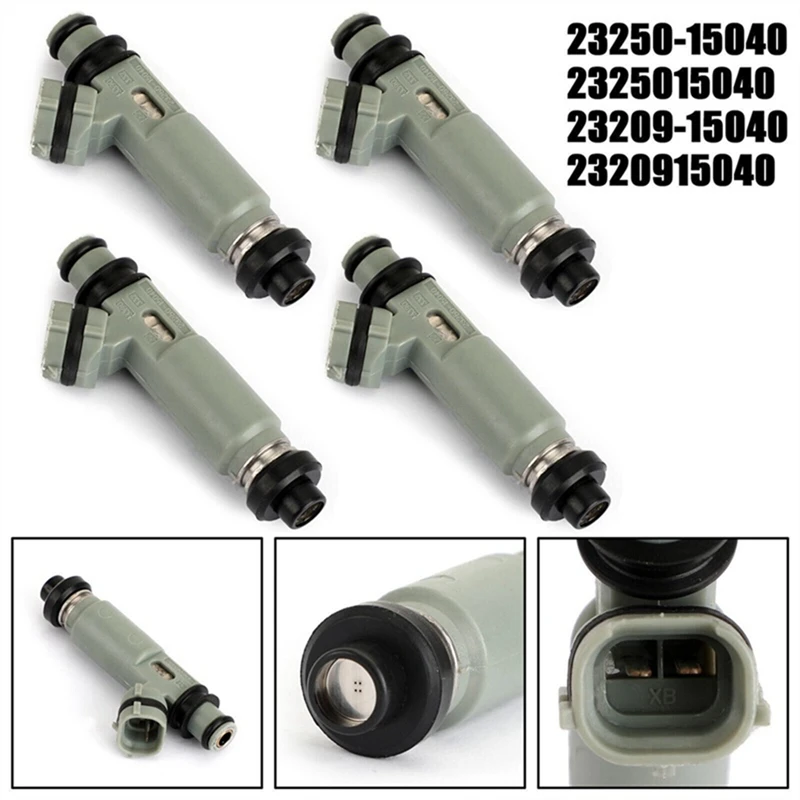 Fuel Injector Nozzle For TOYOTA Corolla 1.6L 4A-FE 23250-15040 23209-15040 2325015040 2320915040 Replacement Spare Parts