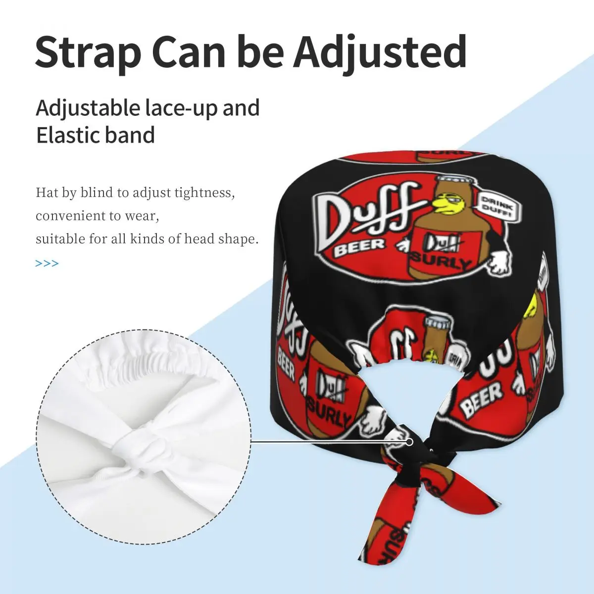 Gorro quirúrgico de enfermería médica para hombres y mujeres, gorro quirúrgico para Spa, tienda de mascotas, veterinario, enfermera Dental, gorros de trabajo