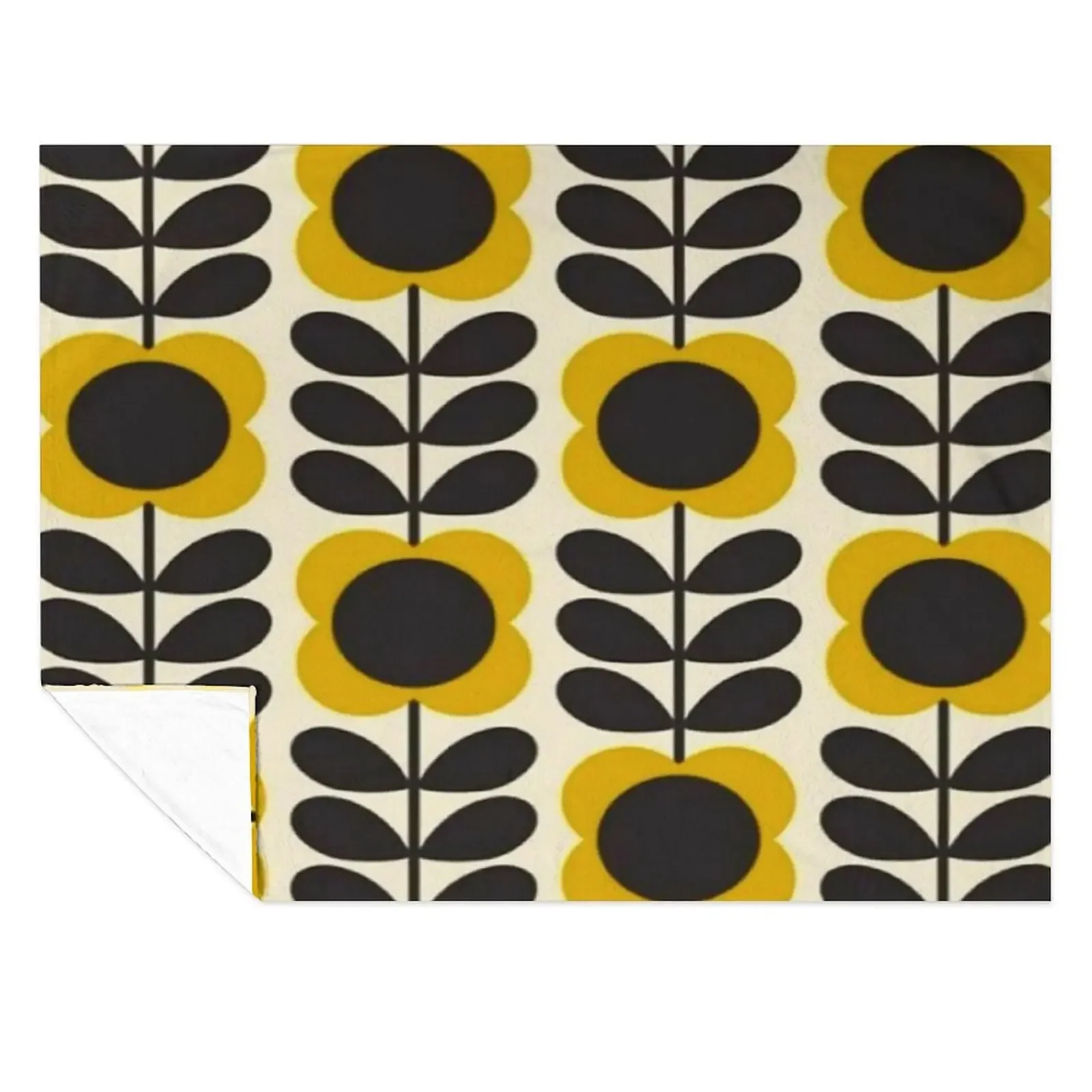 

orla kiely multi stem flowers,kiely pattern,orla kiely design Throw Blanket Luxury St Decorative Sofa Soft Plaid Blankets