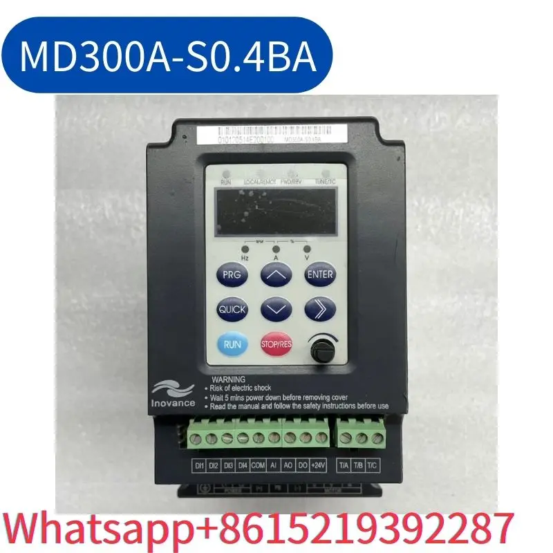 second-hand Inverter MD300A-S0.4BA 220V 0.4KW tested ok