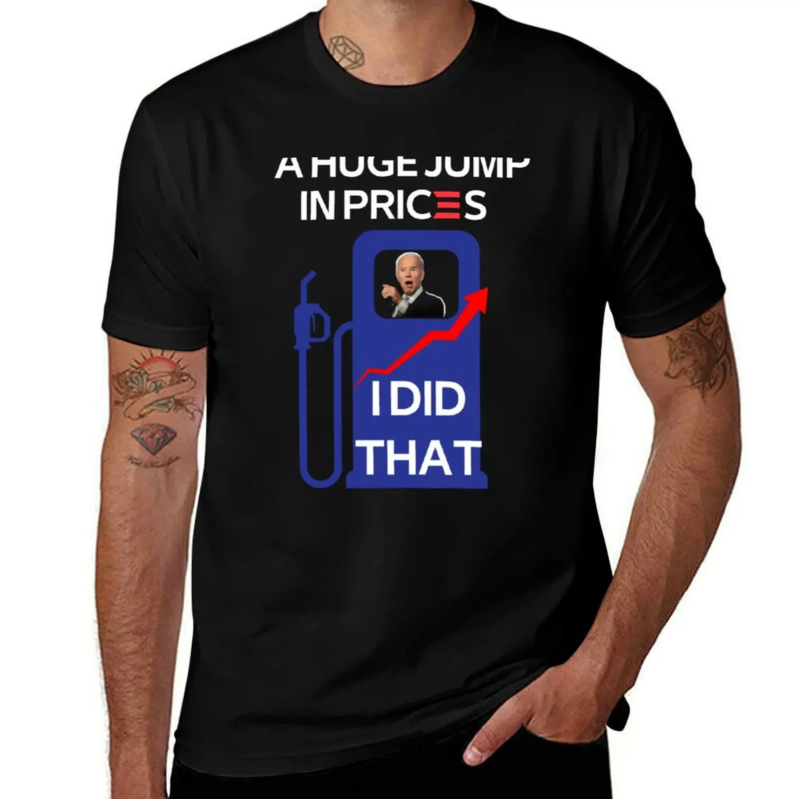 

Joe Biden Gas Prices are Higher Than Hunter -Biden High Prices Inflation Bad Economy Gas Unemployment Joe - T-Shirt