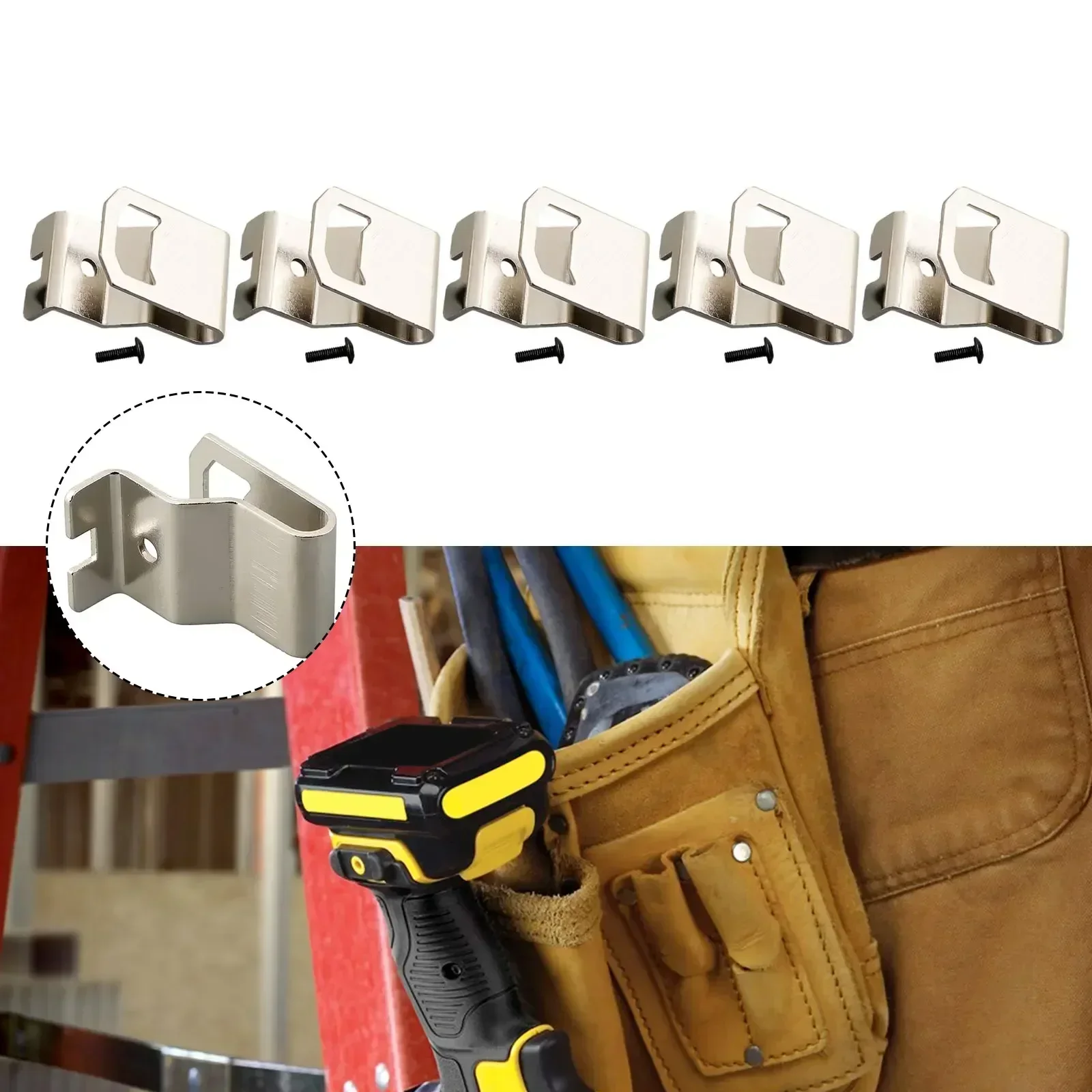 5pcs Belt Hook Belt Clip For Craftsman Drill Replacement N597001 CMCD700C1 Cordless Drill Clip Hooks Tool Part