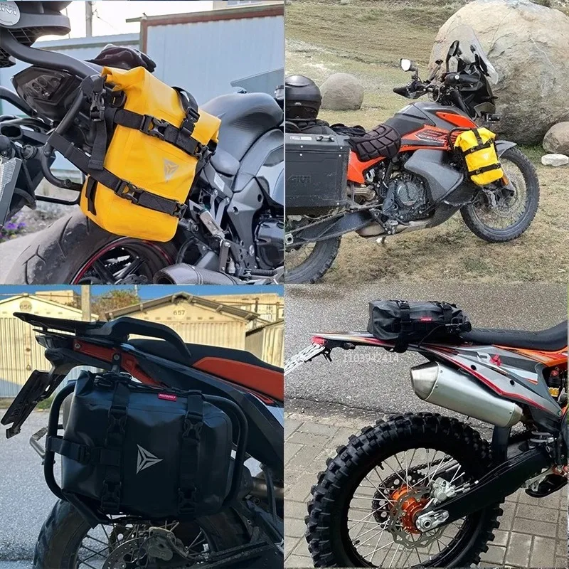 Motowolf Waterproof Motorcycle Frame Crash Bars Bag Universal Side Bumper Bag Backpack Luggage Moto Repair Tool Placement Bag
