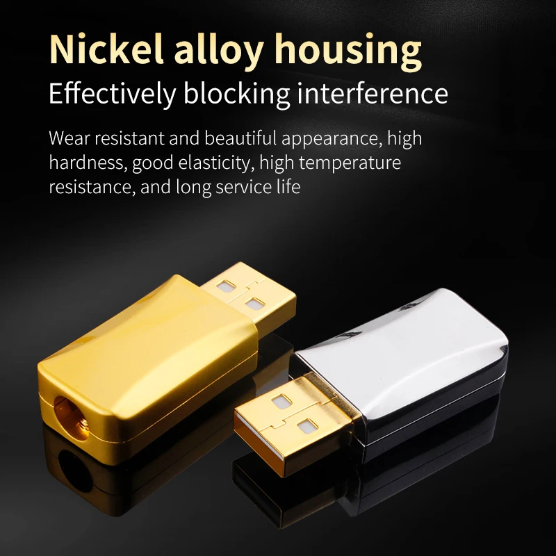 Cabo de dados de áudio de alta fidelidade diy usb a b 2.0 conector jack fósforo bronze conector a-tipo macho 2.0 terminal b-tipo porta