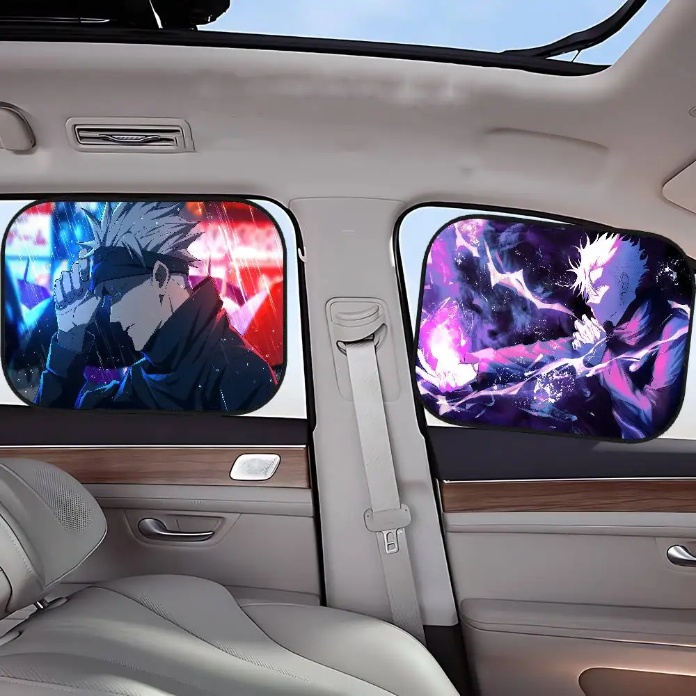 

S-Satoru GojoS Jujutsu KaisenS Car Sunshade Window Self-priming Heat Insulation Inside Electrostatic Adsorption Side Curtain