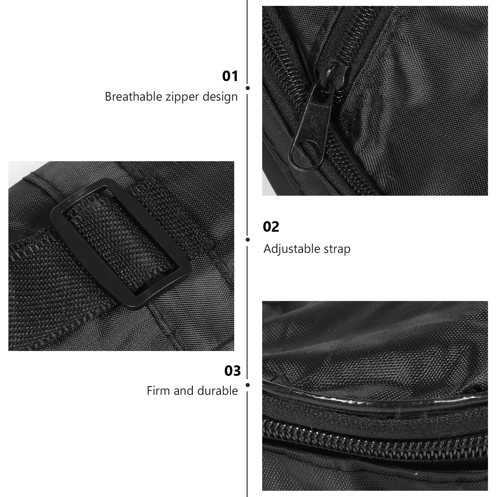 1 Juego de bolsa de transporte de mandolina impermeable, bolsa de instrumentos portátil de tela Oxford, cremallera suave, ligera para la mayoría de mandolines de mano