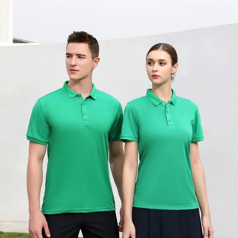 Cotton POLO customized LOGO Sports Polo Casual New single-breasted pullover Men POLO Shirt Man Top Short Sleeve Unisex LS-S500