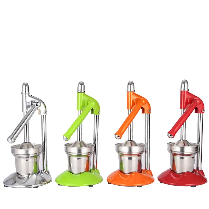 Food Grade Stainless Steel Manual Juicer Lemon Orange Squeezers Household Multifunction Juice Machine Kitchen DIY Orange Press