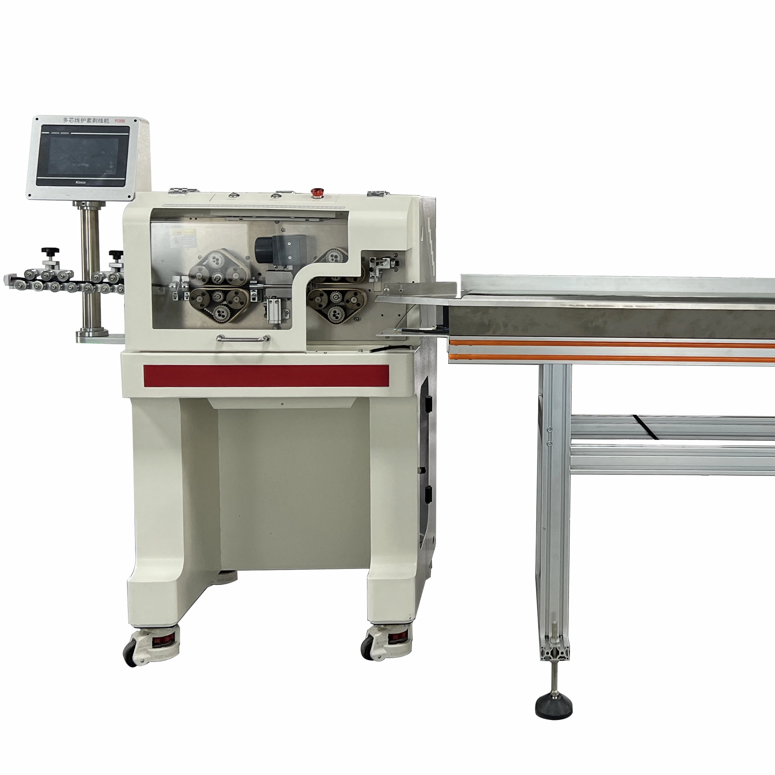 Automatische kabelproductieapparatuur Draadsnijden Strippen Meter Tel- en schilmachine