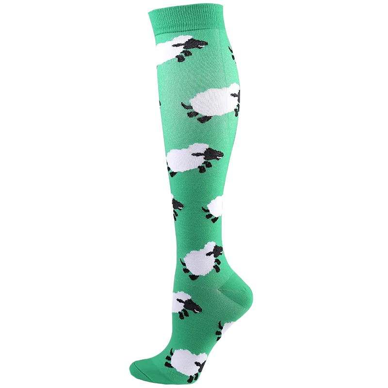 AliExpress ORLVS New Arrival Compression Socks Funny Fox Cat Shark Animal Prints Socks Unisex Outdoor Running Cycling