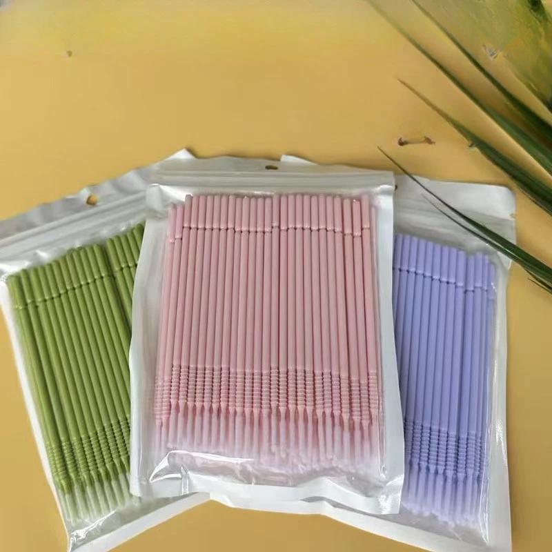 100/500Pcs Professional Disposable Eyelash  Extension Micro Brush Applicator Make  Up Mascara  Swab  Brushes Swab makeup brushes