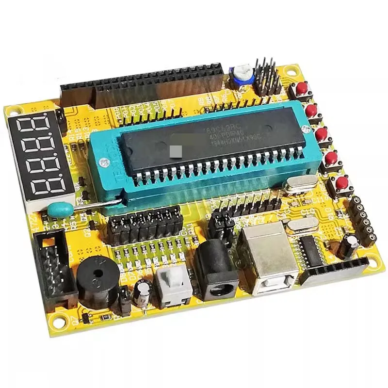 51/AVR microcontroller core board STC89C52RC/51MCU experimental board /ATMEGA32 learning board