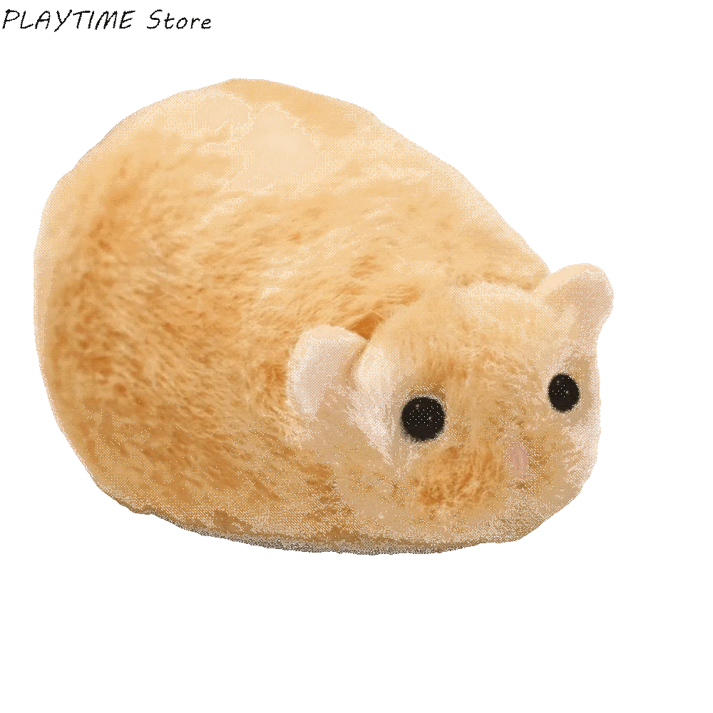 

Cartoon Golden Hamster Plush Toys Super Soft Slow Rising Mouse Plush Squeeze Toy Round Lifelike Animal Figure Doll