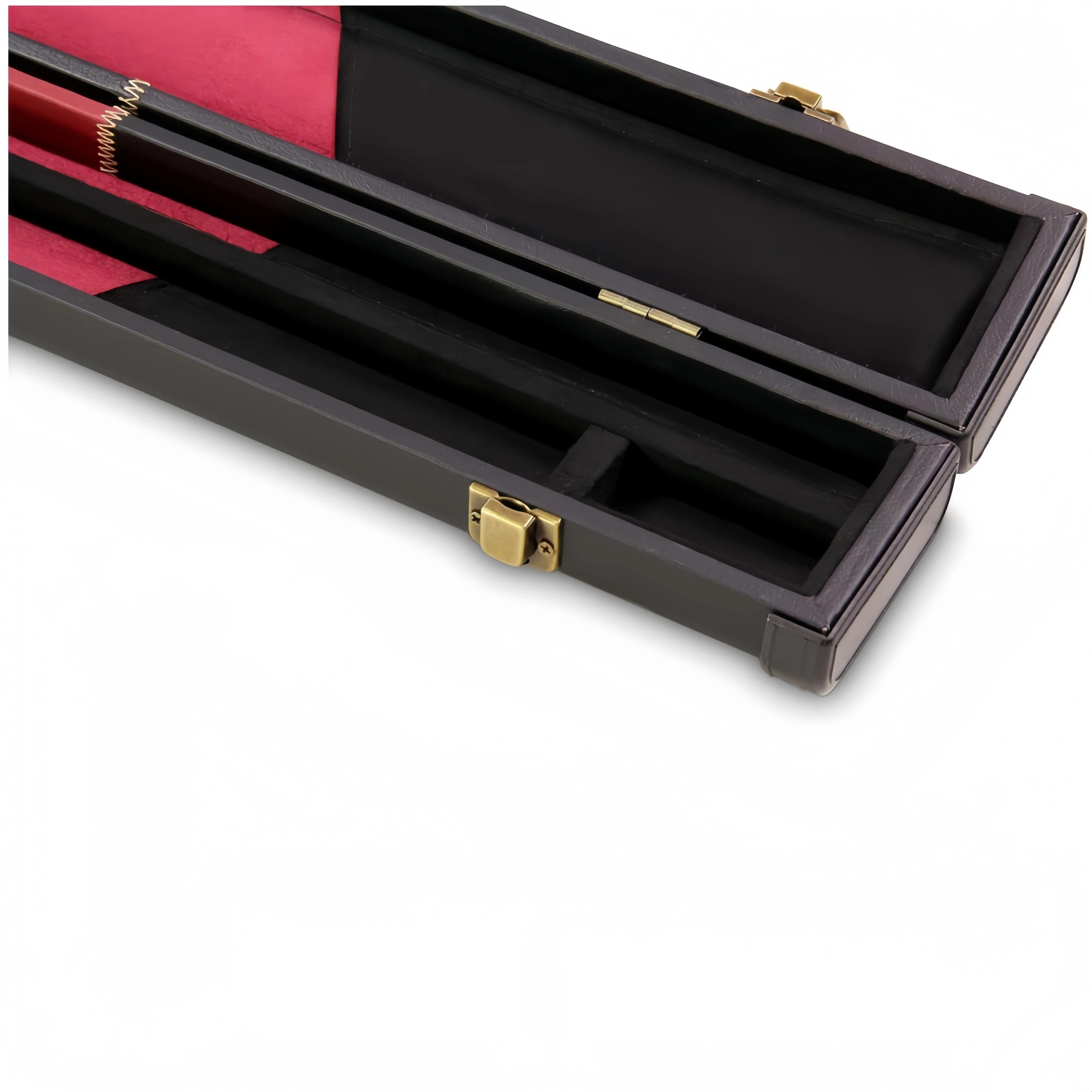 علبة عصا مربعة فاخرة بفتحتين 1/2 مع أطراف بلاستيكية وحامل مقصورة الطباشير