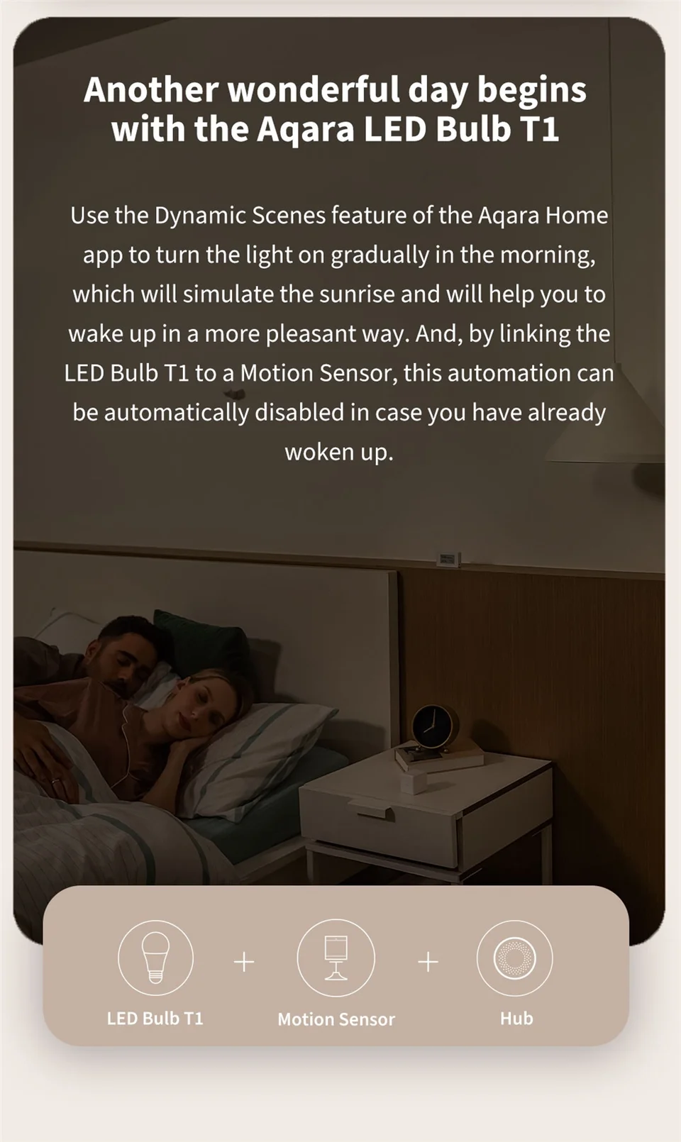 2023 Aqara T1 Smart LED Bulb Zigbee 3.0 E27 2700K-6500K 220-240V With APP Remote Lamp Light For Mijia ,Mihome Homekit Home Use