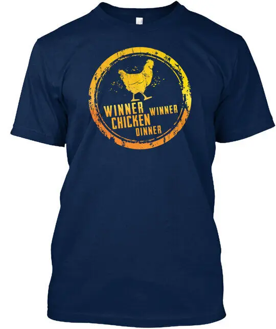 Pubg Winner Chicken Dinner T-Shirt Hochwertige Kurzarm-T-Shirts aus 100 % Baumwolle