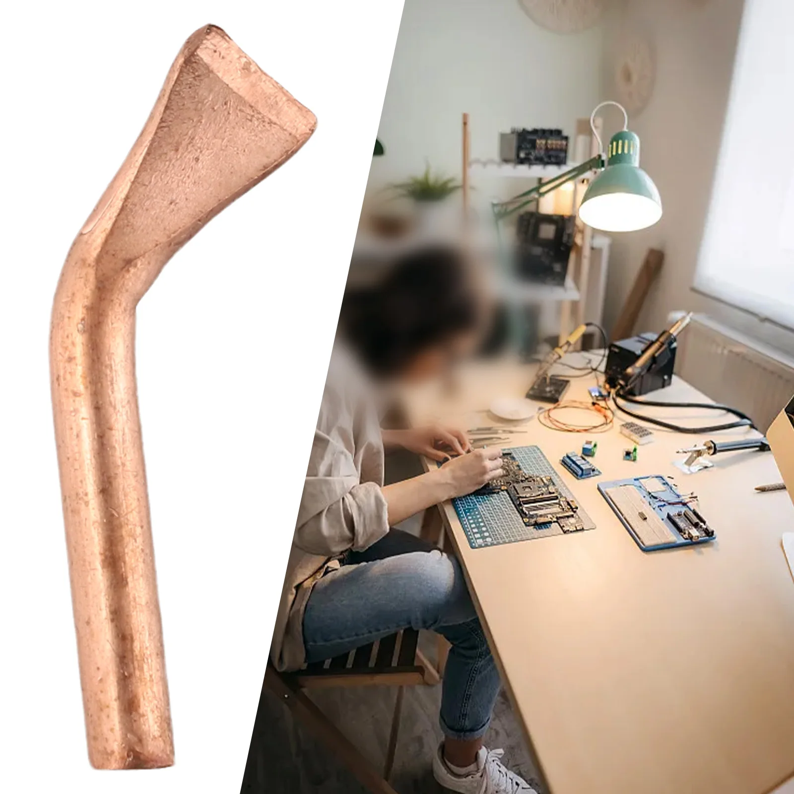 1pcs Soldering Iron Tip  75w 100W 150W 200W Copper Electric Soldering Iron External Heat High Power Tip Welding Tool Parts
