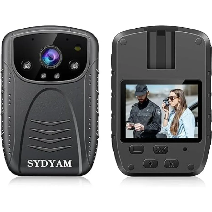 Police security guard bank court delivery courier personal safety body camera: 256GB storage, 2K resolution, audio/video record