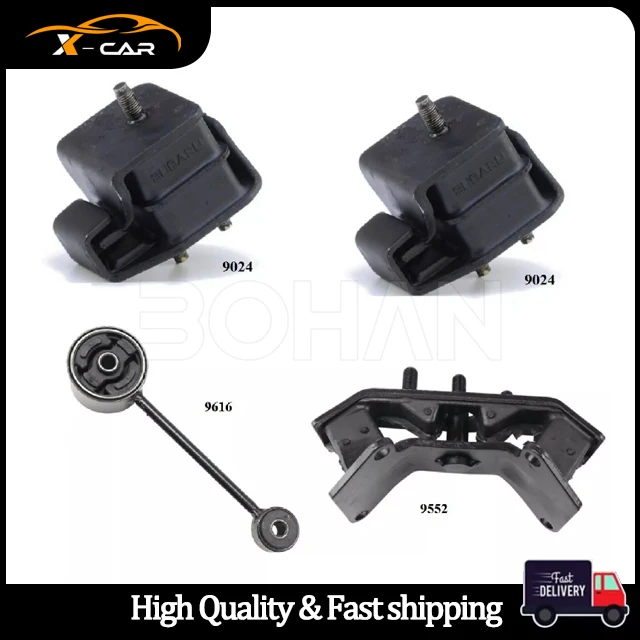 

32007089 41040AC000 41022AE12B 32007088 9024 9024 9552 9616 Engine Mount For 1997-2004 SUBARU LEGACY 2.5L -AUTO TRANS (4 STUD)