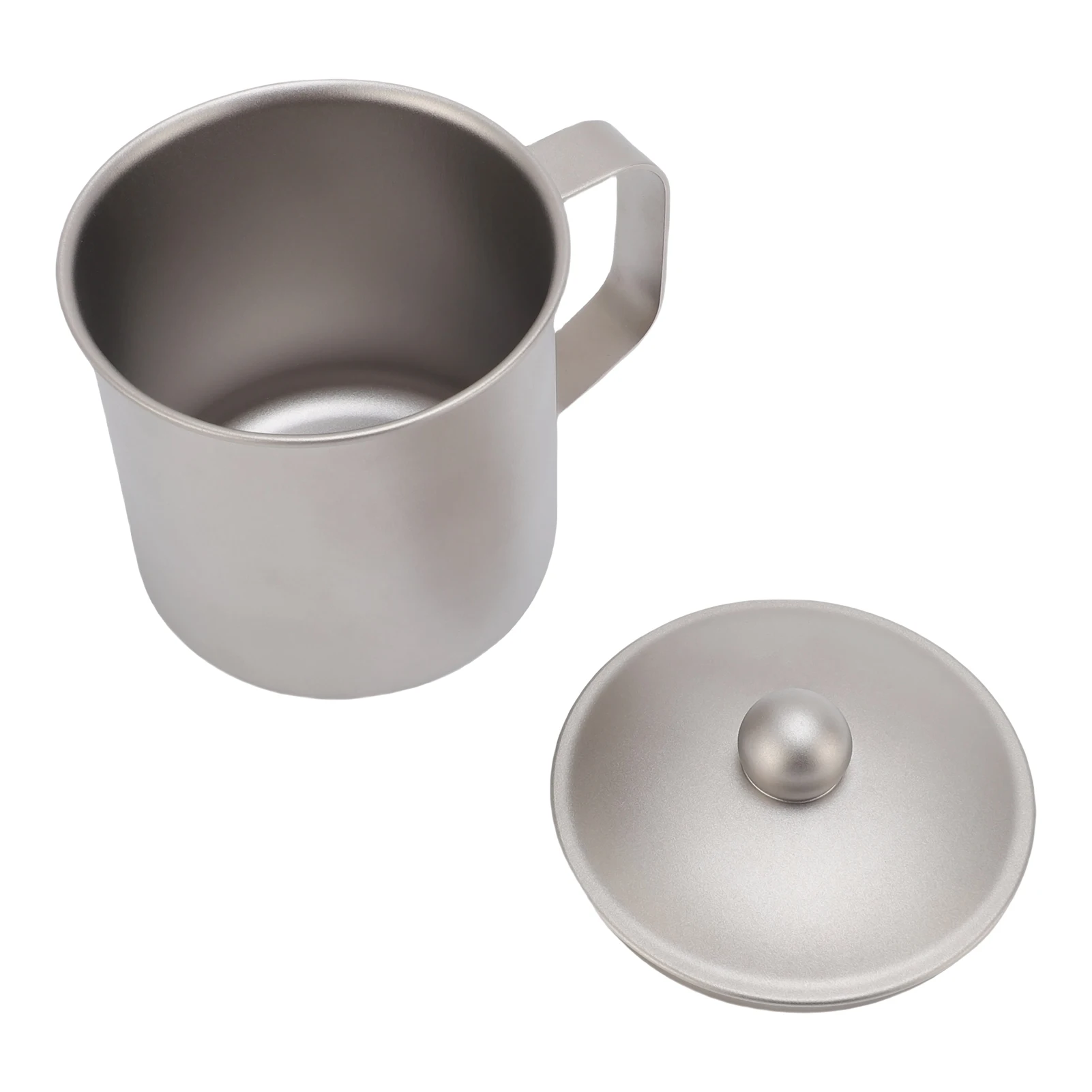 

Кемпинговая чашка Кемпинговая кружка 360 мл Pure Ti Cup с крышкой для уличной воды, кофе, чая, чашка для приготовления чая, кофе, снаряжение для выживания