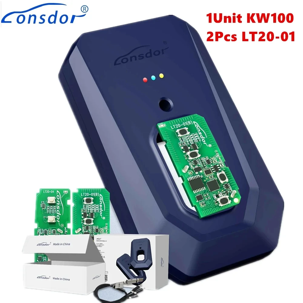 Lonsdor KW100 for Toyota Smart Key Generation for LT20 Keys Generation When All Keys Lost & Adding Keys