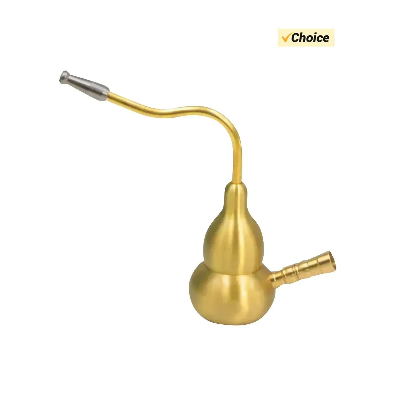 Nuevo producto: filtro de soporte de cachimba de tres tubos de agua portátiles con cachimba de calabaza de latón con cachimba