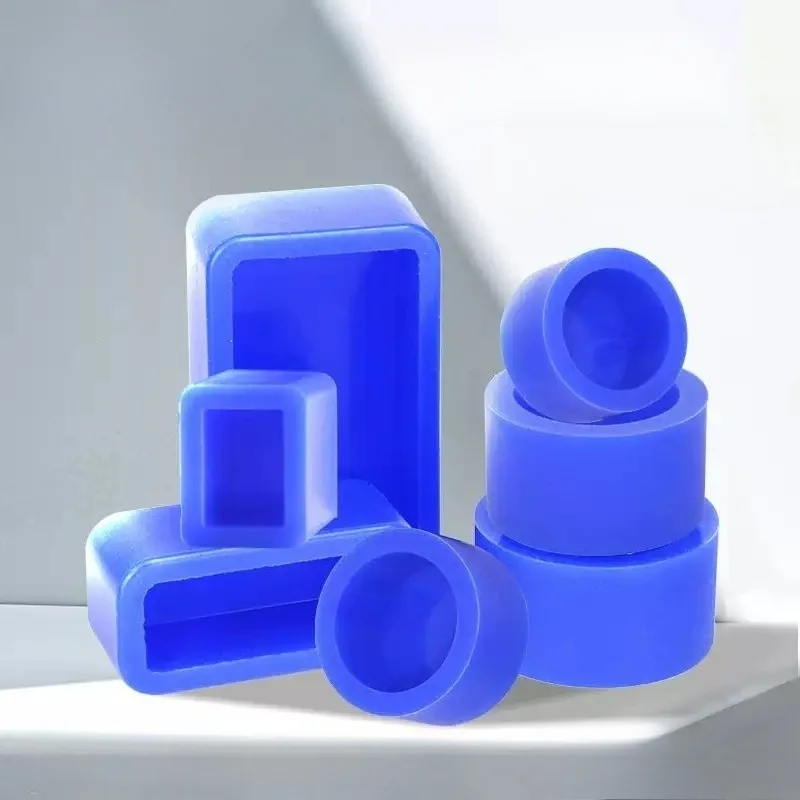 20/25/30mm High Quality Cold Mounting Mold Silicone Soft Mold for Metallographic Sample Cylindrical Rectangular Epoxy Resin Mold