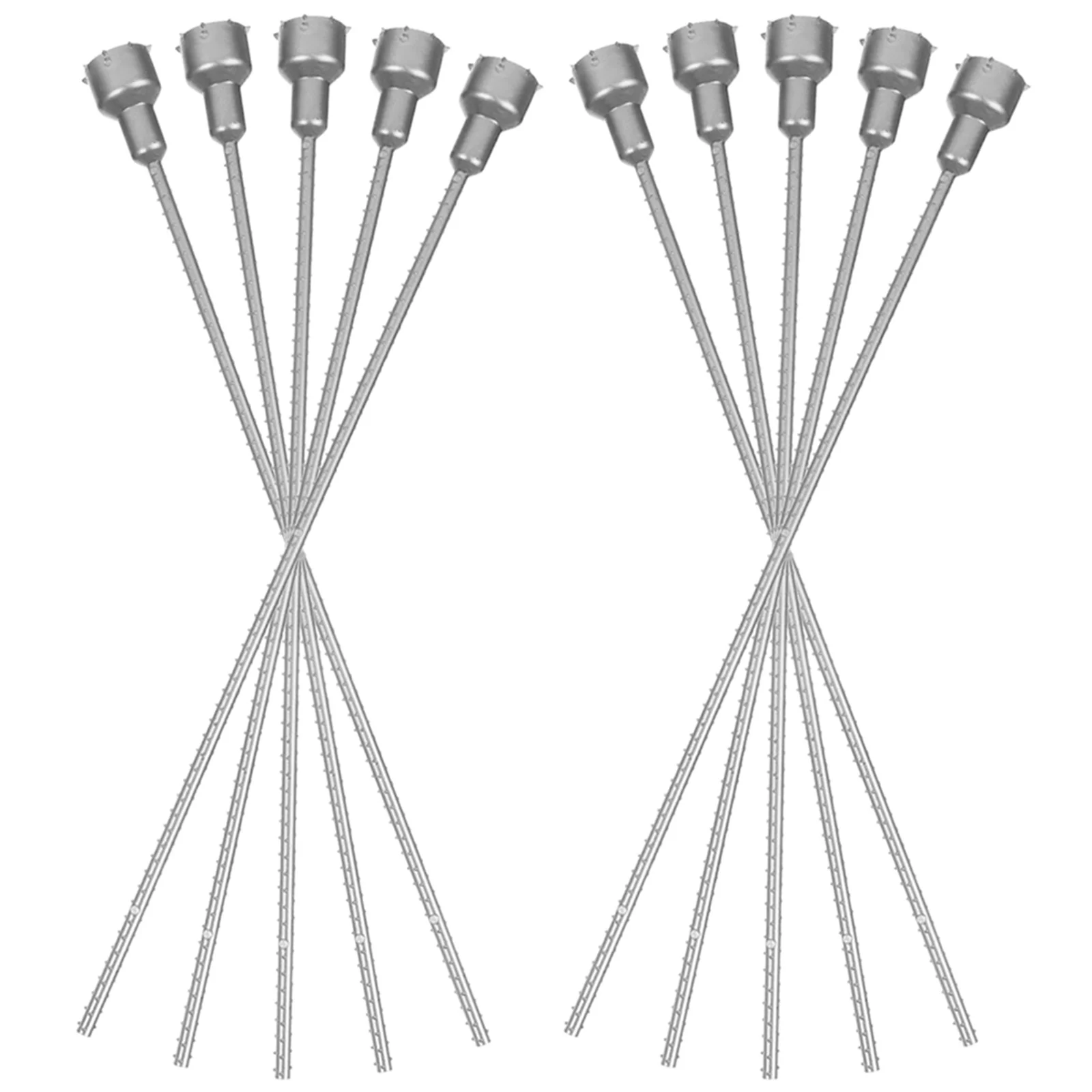 

10 Pcs Plastic Flower Arrangement Pole Artificial Stems Tube Indoor Plants Extension Poles Rod Floral Wire Sticks